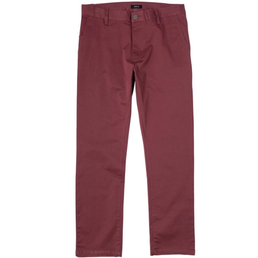 Oxblood Red RVCA Pants